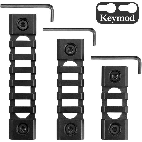 Lightweight Picatinny 3-Slot,5-Slot,7-Slot Rail Section Keymod Handguard Mount