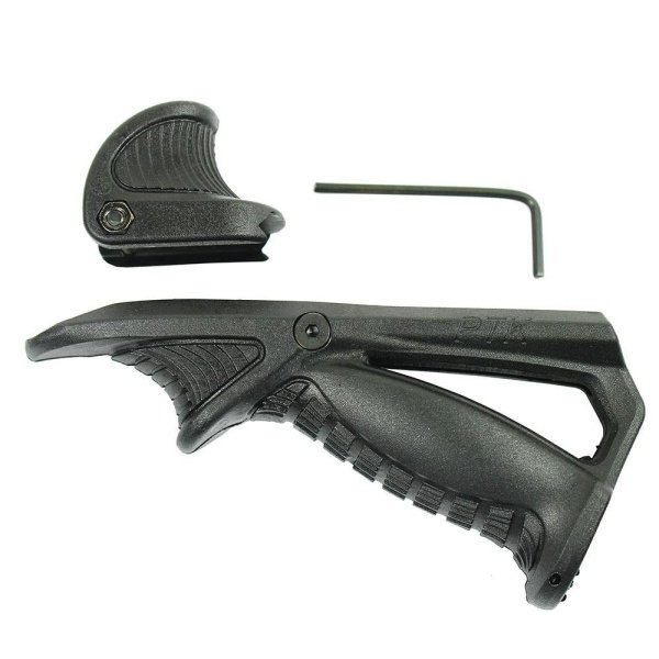 Angled Foregrip Hand Guard for Picatinny/Weaver Rail /W Thumb Lock Hand Stop